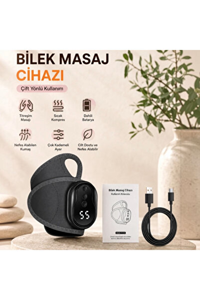auhma AMG40 Şarj edilebilir Akıllı Isıtmalı Masaj Aleti 3 Kademeli Titreşim & 5