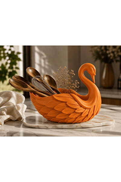 farist Swan Decorative Bowl – Multi-Purpose Decorative Organizer – 3D Pla Pla...