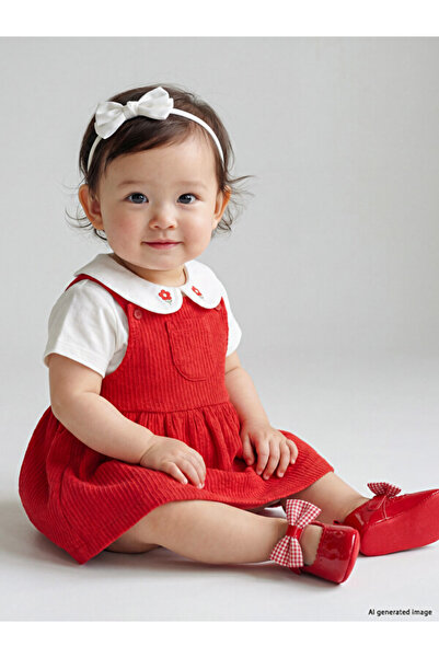 LC Waikiki Esvab • Modern & Stylish Baby Girl Salopet Dress and T-Shirt