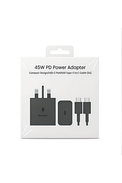 Gernic 45W PD Power Adapter Fast Charger with USB-C to USB-C Cable | Ultra-Co...