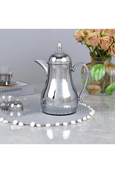 Al Hadaya Mall ترمس ستيل فضي بتصميم أنيق وعصري ــ فضي ــ 0.35 ليتر