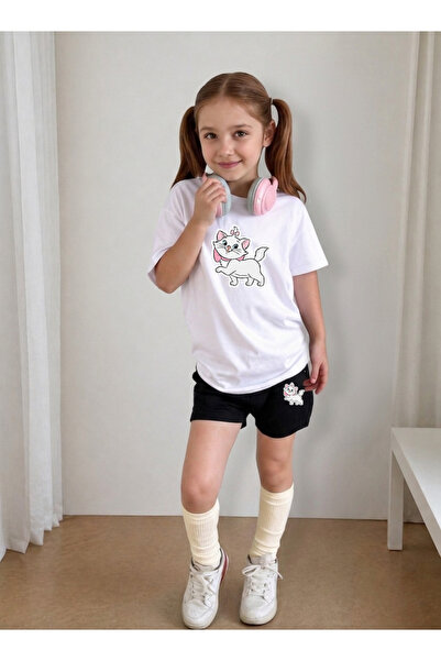 LORVEX Shorts - T-Shirt Set for Girls, Summer Cotton Comfortable Fit Printed ...