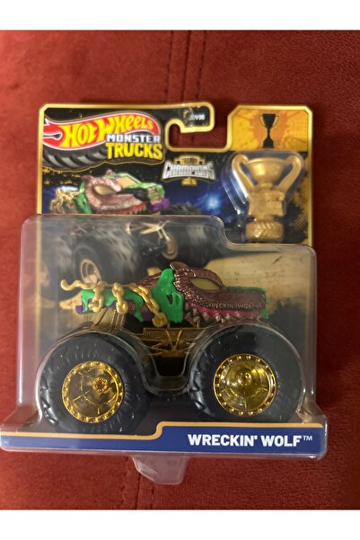 HOT WHEELS BİG TRUCK WRECKİN WOLF TROPHY CHAMPİONS