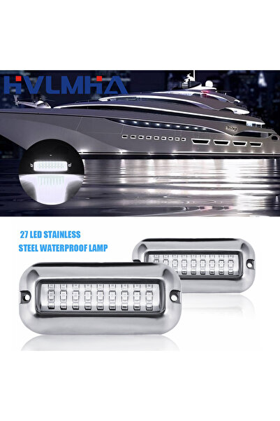 Choice 2PCS white 27LED Marine Transom Lamp 50W Sailing Lamp Yacht Boat Acces...