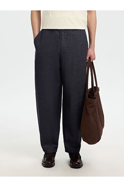 SELECTED Barrel Fit Hosen Baumwollmix