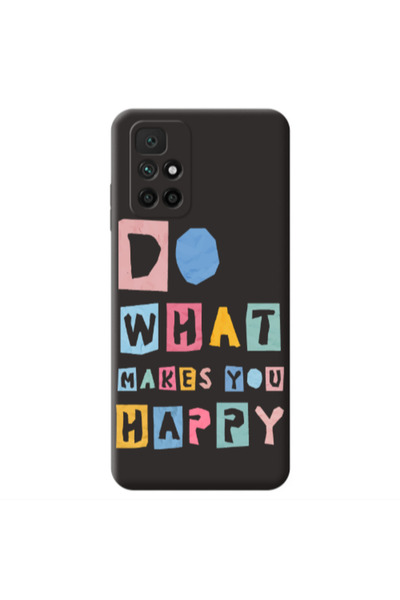 Other Xiaomi Redmi 10 2022 Do What Makes Black Colored Silicone TPU Θήκη