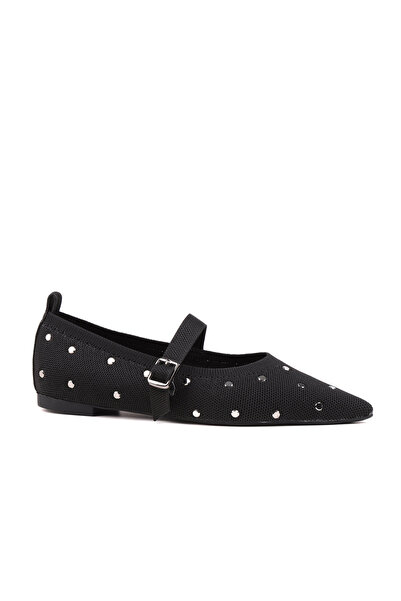 stato Corvin Knitwear Women's Ballerina Shoes with Stone Detail, Lightweight,...