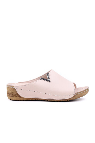 stato Edge Genuine Leather Women's Slippers Comfortable Daily Stylish Sandals