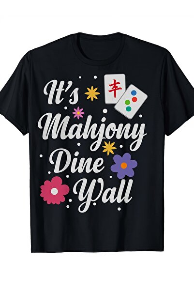 212Wear تي شيرت مطبوع عليه عبارة "Its Time Yall"، أسود يومي بأكمام قصيرة ونقش...