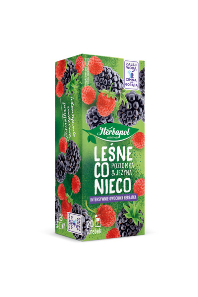 Herbapol Ceai fructat Lesne Co Nieco, aroma de capsuni si mure, set 20 plicur...