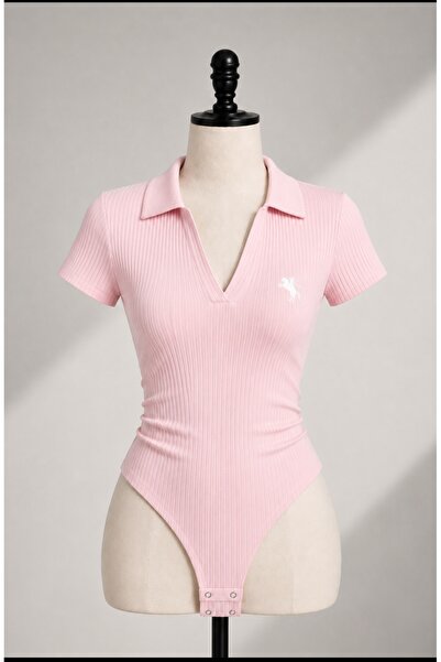 eyonnwear Polo Yaka Fitilli Likralı Premıum Zıbın