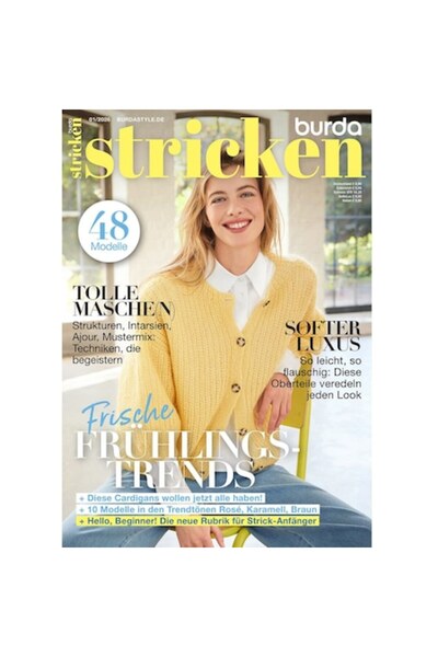 Burda Style Burda Knitting Magazine 2026, edited in German, no. 1/2026