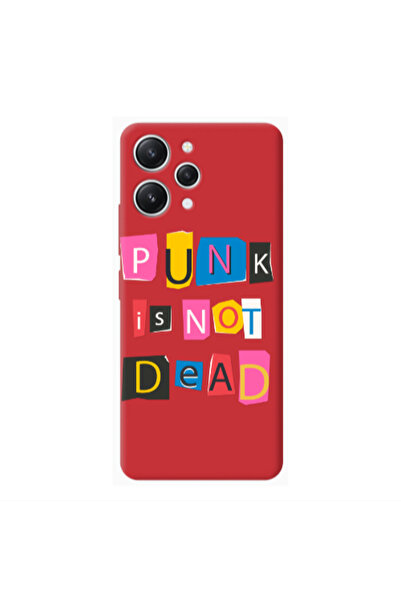 Other Xiaomi Redmi 12 Punk is not Dead Red Colored Silicone TPU Θήκη