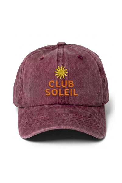 Tresore ''Club Soleil'' Embroidered Washed Hat /''Sun Club'' Embroidered Wash...