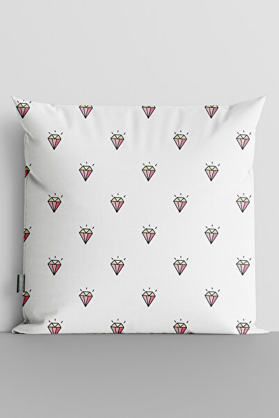 TicaretJet Popart Diamond Digital Printed Pillow Cushion Cover-74