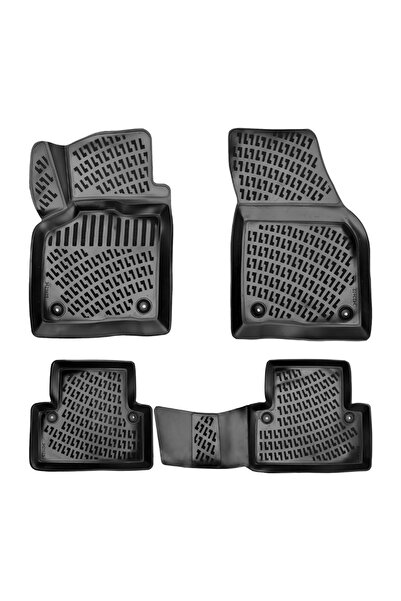Umbrella Set de covorașe auto din cauciuc tip tavă pentru Volvo S40 II 2004-2012