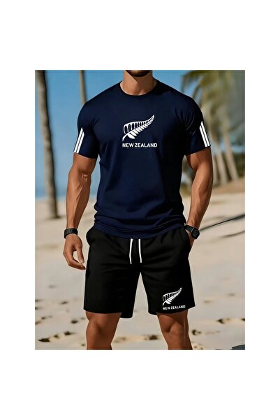 Joetsu Unisex Oversize Σετ με Σορτς και Κοντομάνικο T-shirt, Άνετη Εφαρμογή, ...