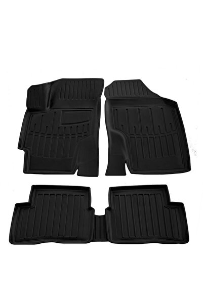 Umbrella Set de covorașe auto din cauciuc tip tavă pentru Hyundai Accent (MC)...