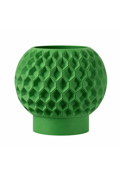 PrintForge Vaza Prism, PrintForge®, printata 3D, 21x21x20 cm, fabricata din P...