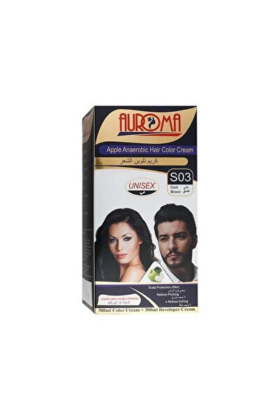 REBORN Unisex Apple Fast Hair Color Cream Dye - Dark Brown R13 - All-In-One Kit