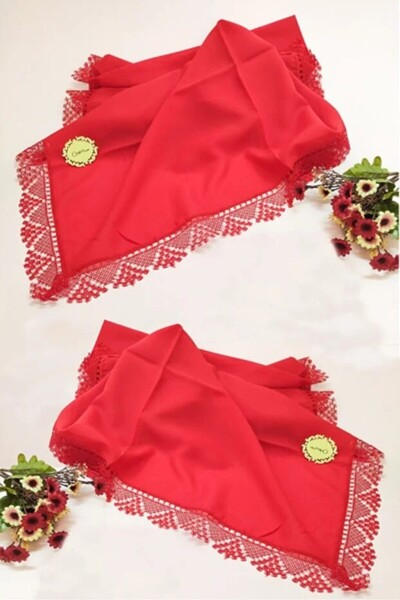 Paciqa Women's Chiffon Lace Piece Needle Embroidered Mevlüt Shawl Evening Dre...