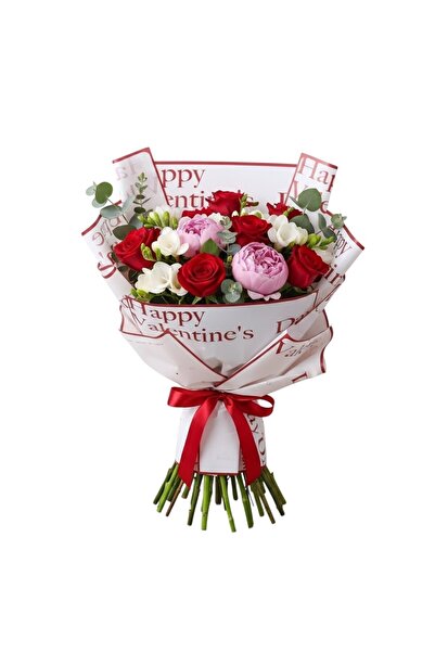 OEM Celofan pentru Flori Plastic Alb 57x57 cm