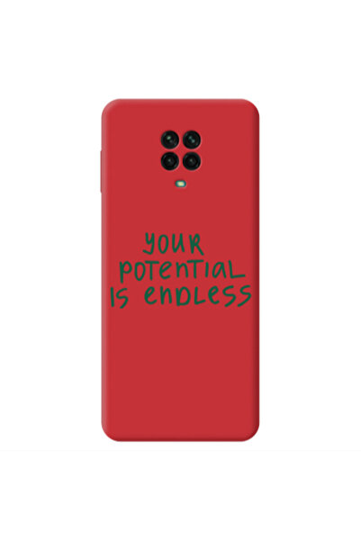 Other Xiaomi Redmi Note 9 Pro Your potential is endless Red Colored Silicone ...