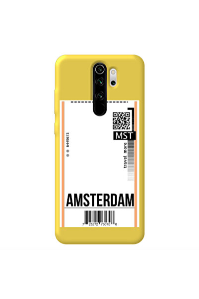 Other Xiaomi Redmi Note 8 Pro Amsterdam Travel More Yellow Colored Silicone T...