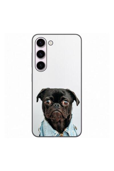 OEM Калъф, съвместим със Samsung Galaxy S23, силиконов гел TPU, с модерен дес...