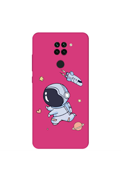 Other Xiaomi Redmi Note 9 Aduket Fuchsia Colored Silicone TPU Θήκη