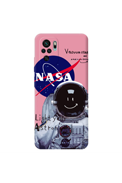 Other Xiaomi Redmi Note 10S Vacuum State Pink Colored Silicone TPU Θήκη