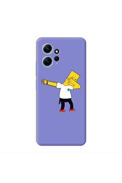 Other Xiaomi Redmi Note 12 4G Simpsons2 Purple Colored Silicone TPU Θήκη