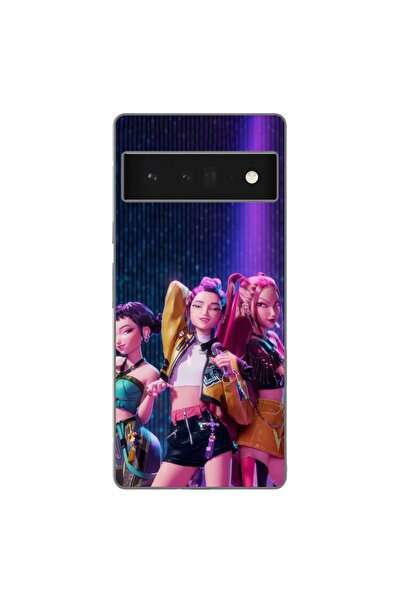 OEM Θήκη συμβατή με Google Pixel 6 Pro Σιλικόνης TPU με σχέδιο KPop Demon Hun...
