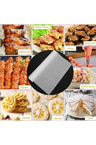 OKA Multi Baking Parchment Paper Sheets - Large 26.5X36.5Cm (32 Sheets) - Non...