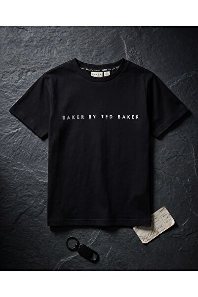 Generic Brand New Season Logo Detailed Black Tshirt