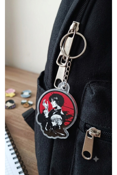 OWLBAG COMPANY OWL BAG Black Butler διακοσμητικό ακρυλικό στολίδι για τσάντα ...