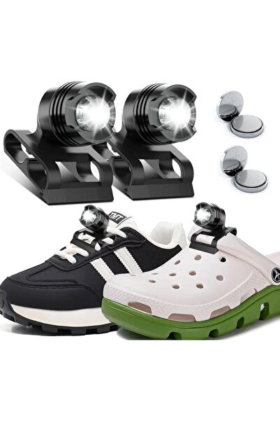 Arabest Croc Lights for Shoes,Headlights for Grown-up & Kids,Battery Operated...