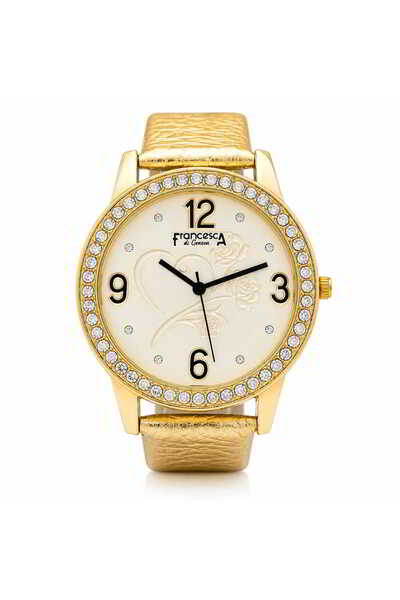Watch Ceas pentru femei, Casual, Francesca di Geneva, Auriu, FF413