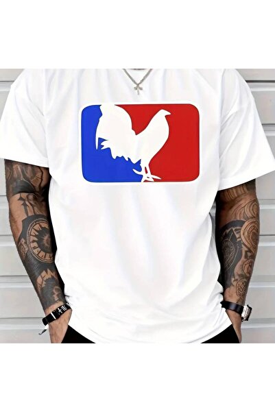 BASEPULSE Men'S "FIGHTING " T-Shirt - cotton, Regular Fit, Stretch Fabric, Bl...