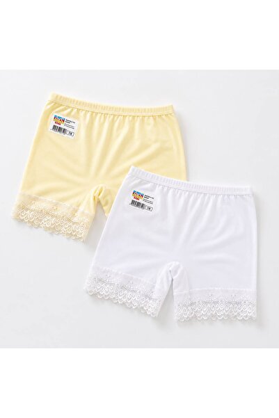 AYS KIDS Chiloți boxer pentru fete, 100% bumbac, pachet de 2, croială elastic...