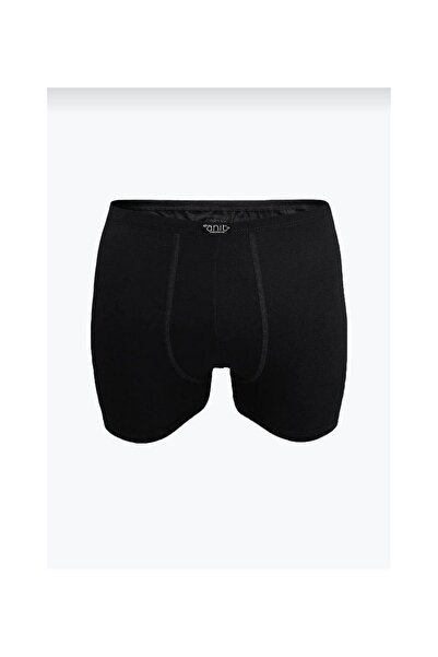 Anıt 4 Pieces Black Breathable Special Textured Bamboo Men's Boxers 1273