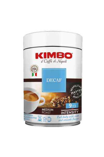 Kimbo Decaffeinato Filter Coffee Canister 250 Gr*1 Piece