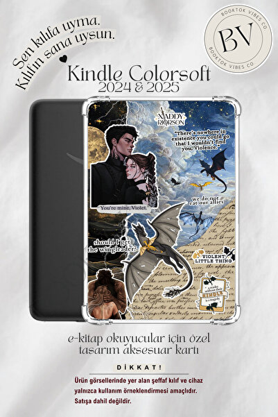 BookTok Vibes Co. Fourth Wing / Dördüncü Kanat Temalı Insert - Kindle ve Kobo...
