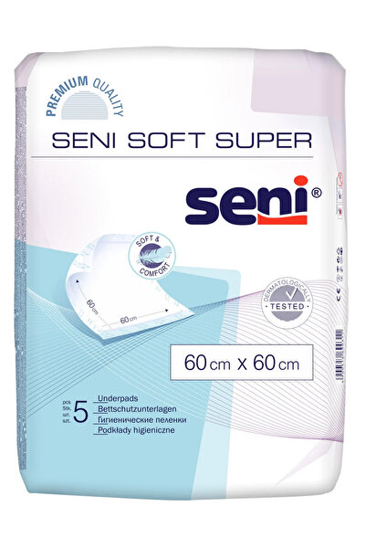 Seni Aleze super absorbante și igienice 60x60 cm 5 bucăți