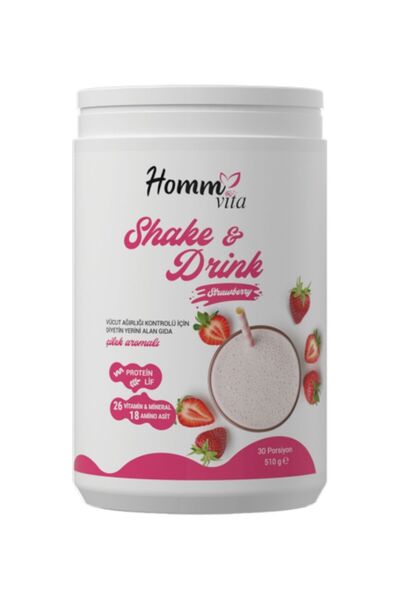 hommvita Pratik Öğün Alternatifi ve Günlük Kullanım | Shake & Drink Diyet Yer...