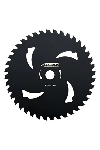 Ferrino Motorlu Tırpan 4D Daire Elmas Bıçak Testere 255Mm Siyah Yıldırım Model