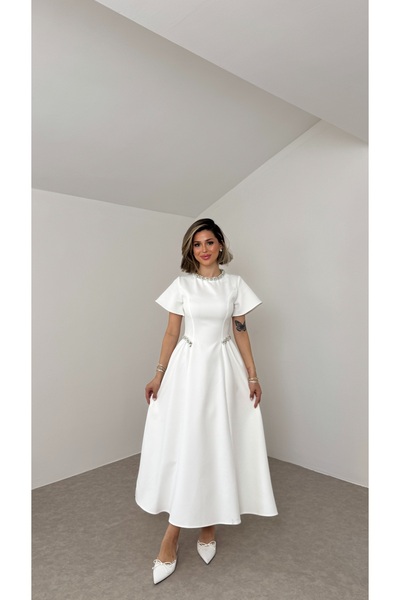 Nesil Amour Stone Detailed Dress