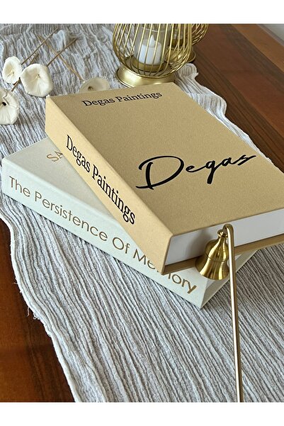 Velzade Home Kumaş Dekoratif Kitap Kutusu Seti 2'li - DAL & DEG - Gizli Sakla...