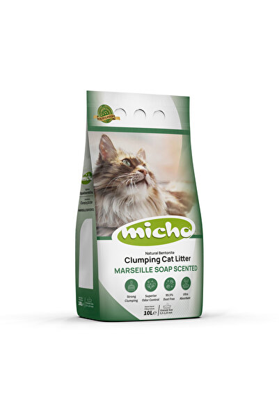 Micho Marsilya Sabunlu Topaklanan kedi kumu 2 adet x 10 lt