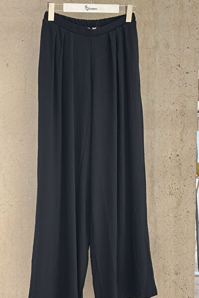 Hiccup Busem Viscose Crepe Wide Leg Trousers